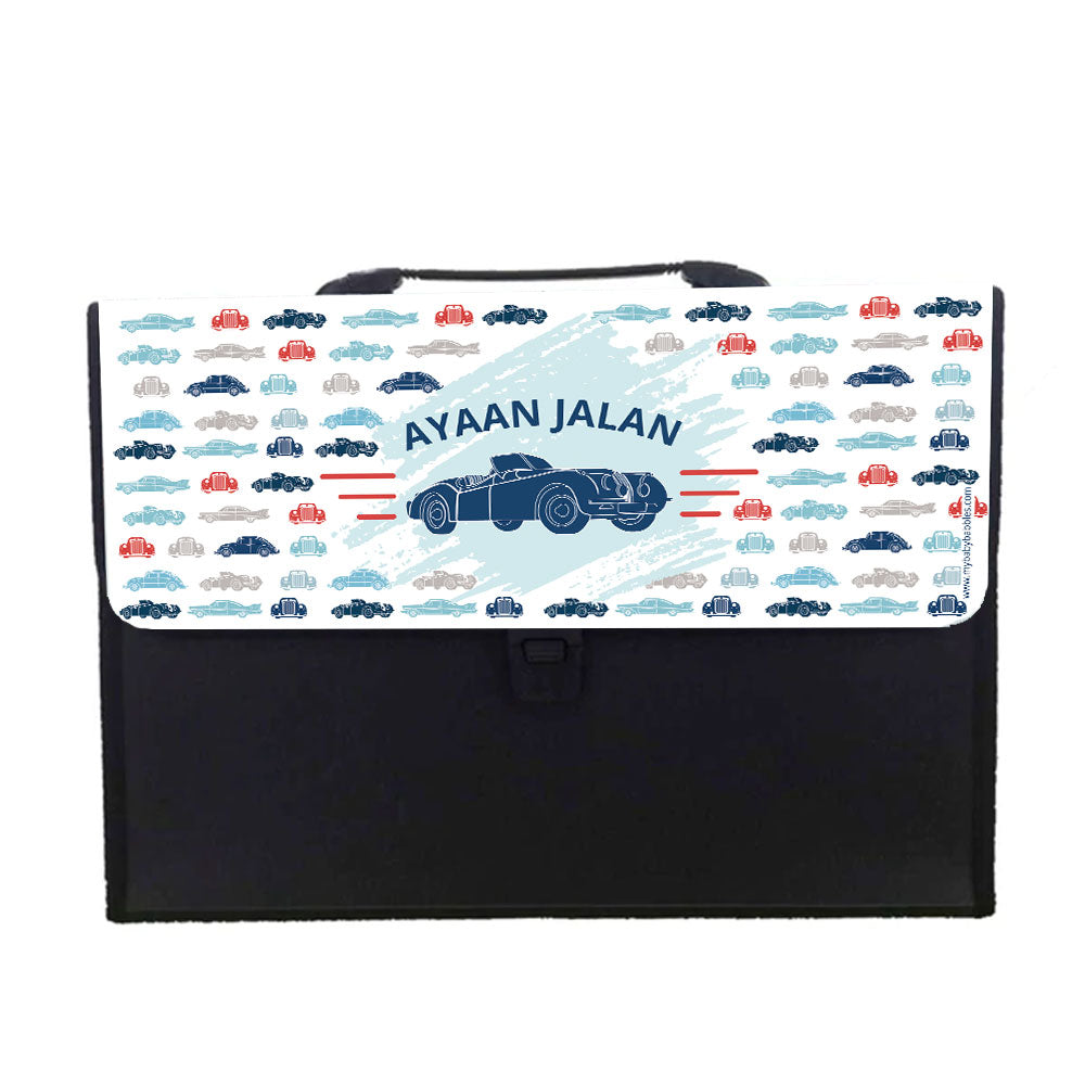 Personalised Expandable Folders - Cars