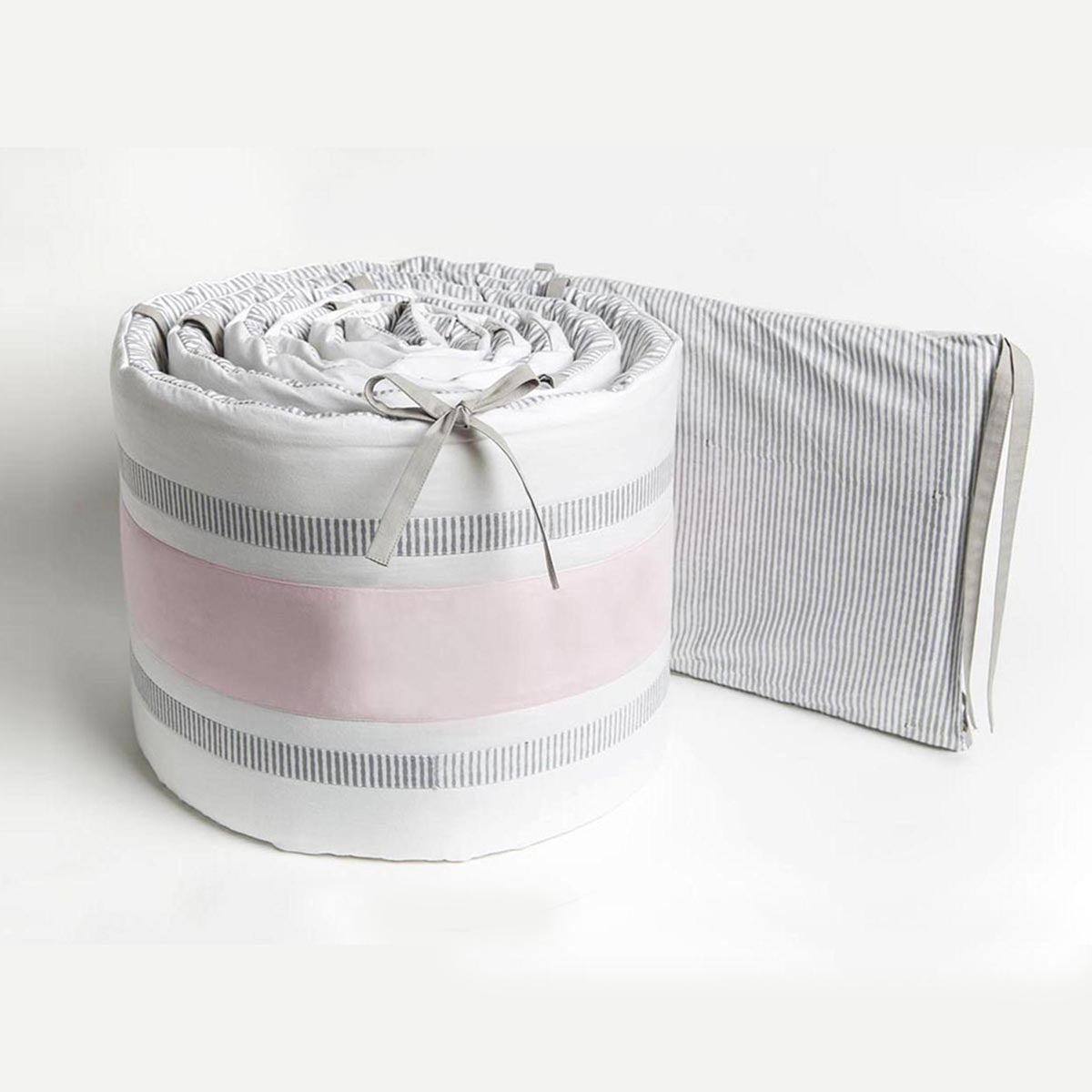 Nursery Basics <br> Baby Pink Cot Bumper
