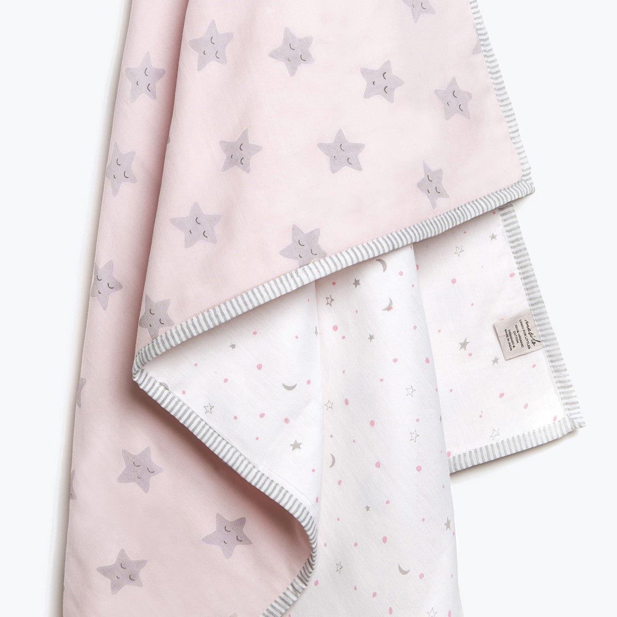 Masilo Organic Dohar Blanket - Pink Star