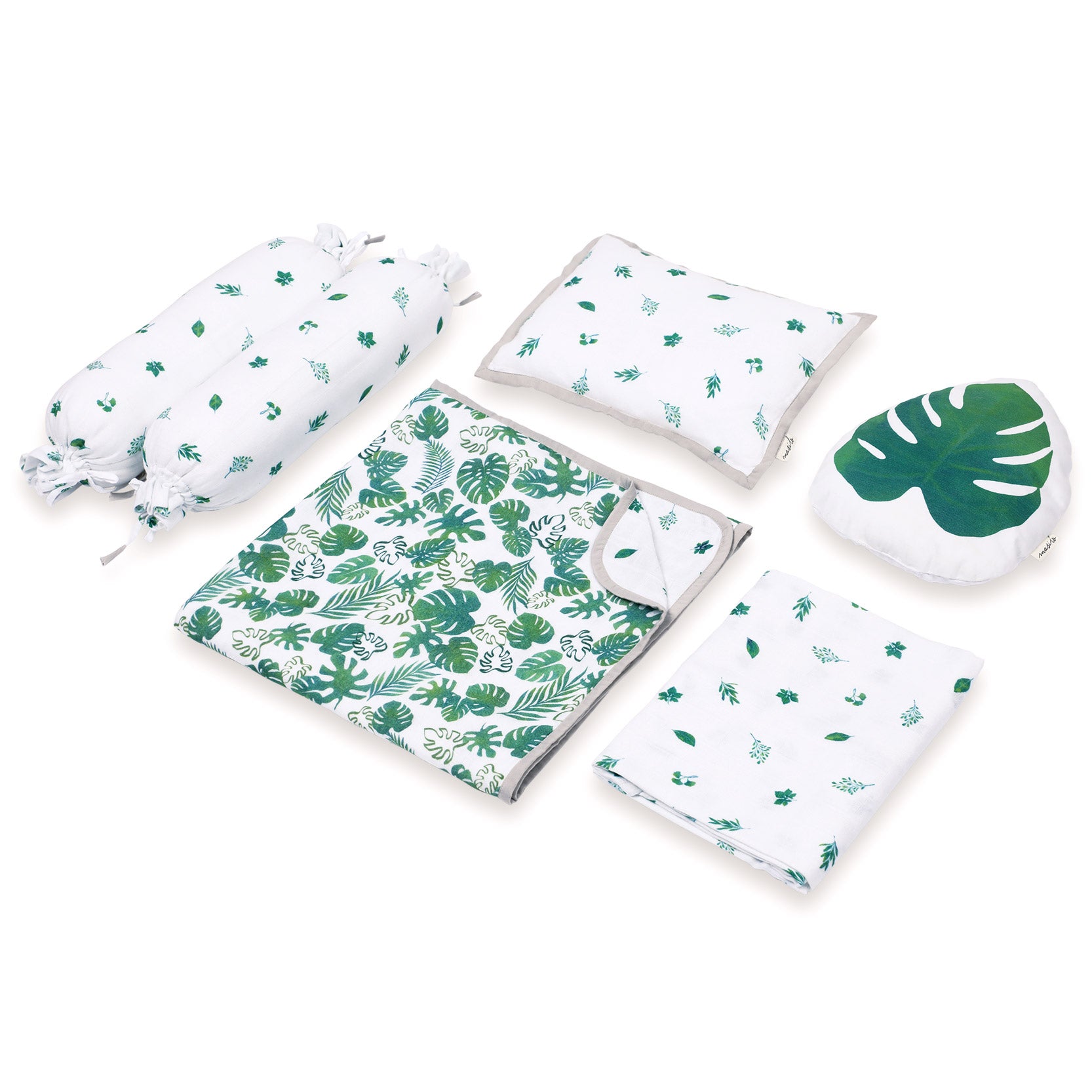 Masilo Cot Bedding Set - Tropical Vibes Only