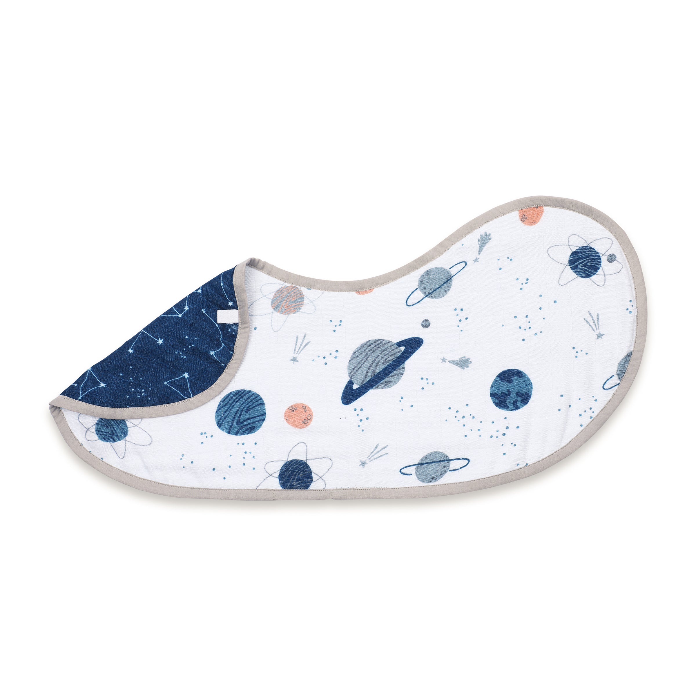 Masilo Bamboo Muslin Burp Cloth & Bib - Out Of This World