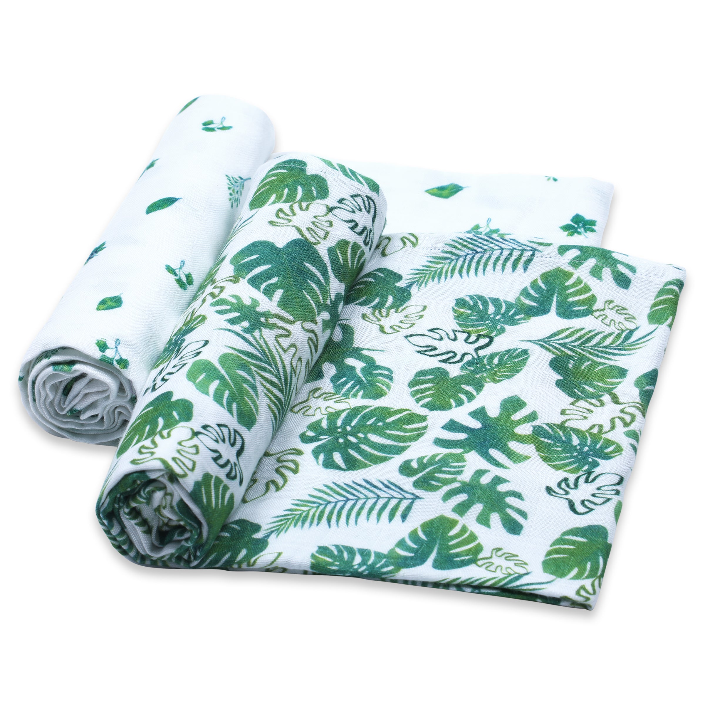 Masilo Bamboo Muslin Swaddles (Set of 2) - Tropical Vibes Only