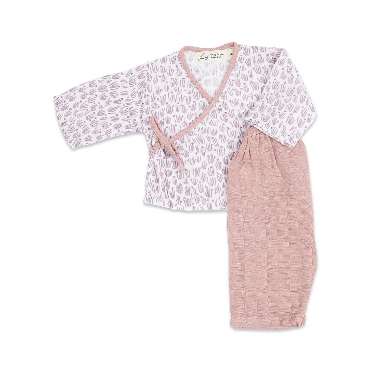 Masilo Kimono Lounge Set - Happy As A Hippo (Meadow)