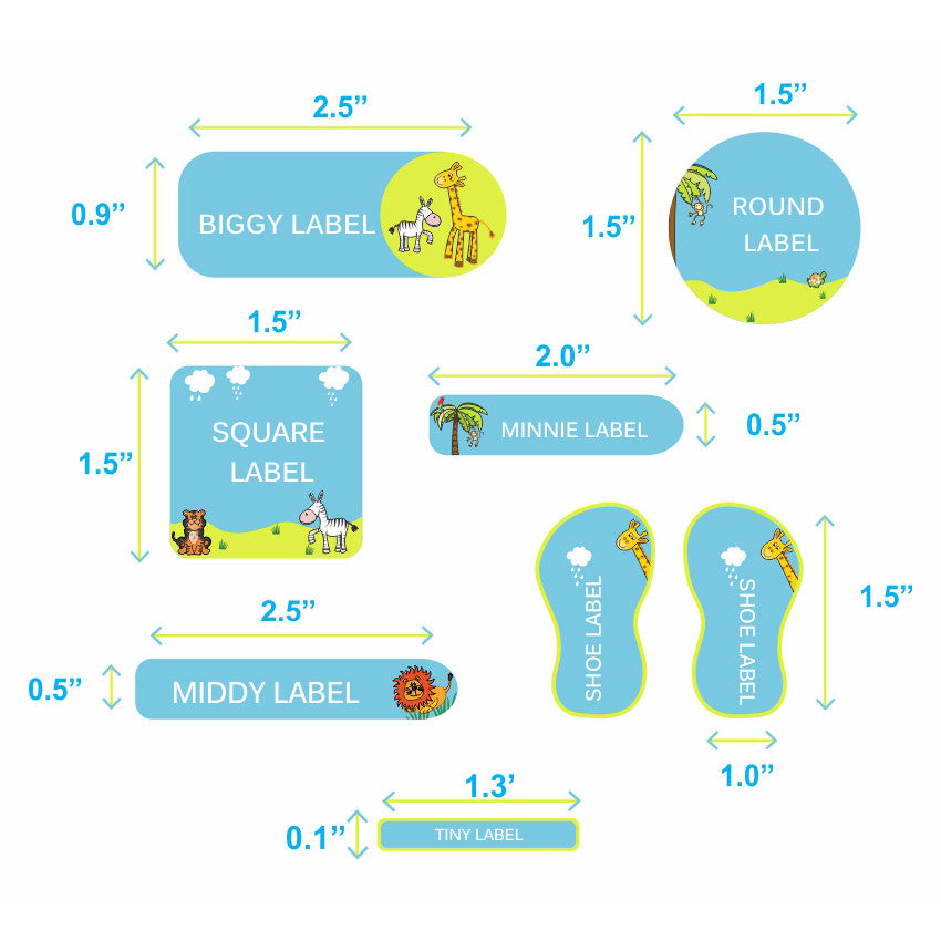 Polka Dot Labels Super Saver Set