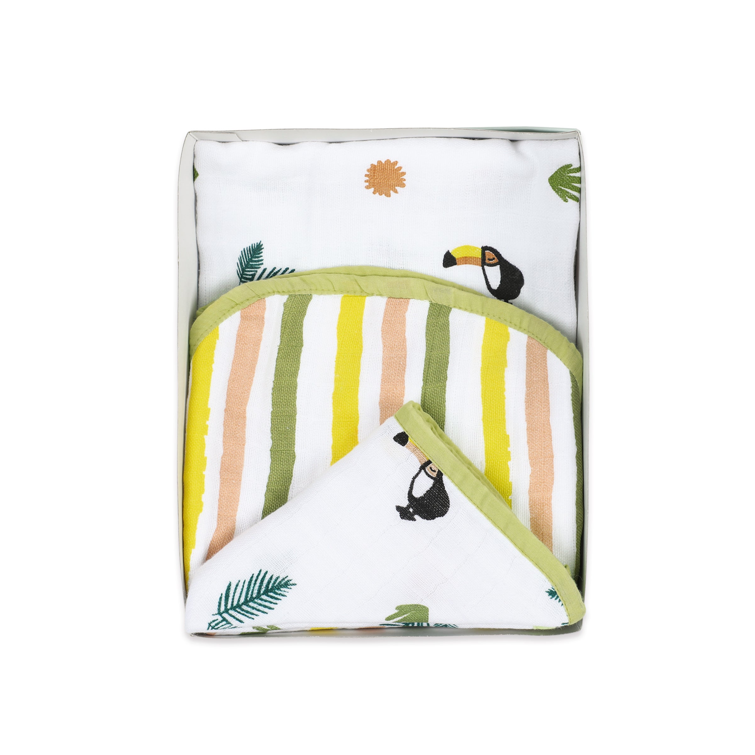 Masilo Newborn Mini Gift Set – Tropical Toucan