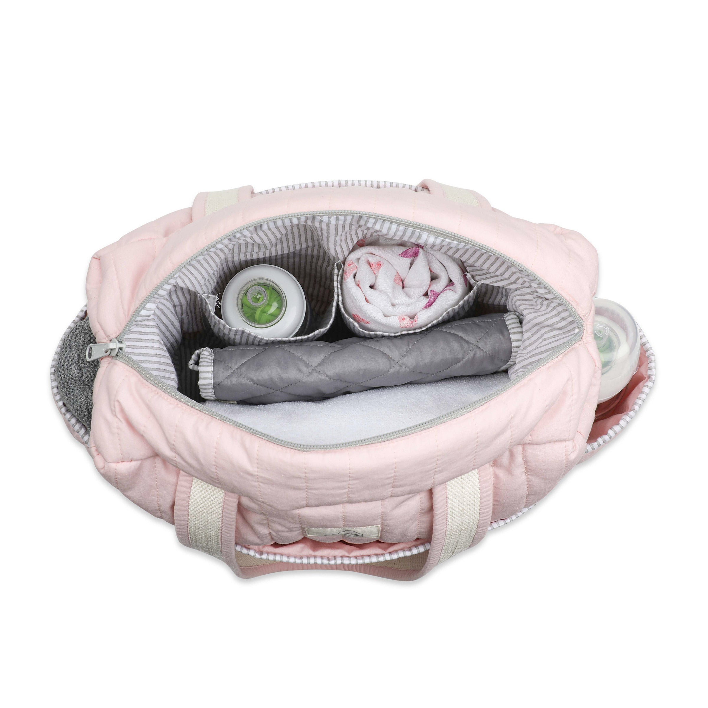 Masilo Organic Cotton Changing Bag – Blush