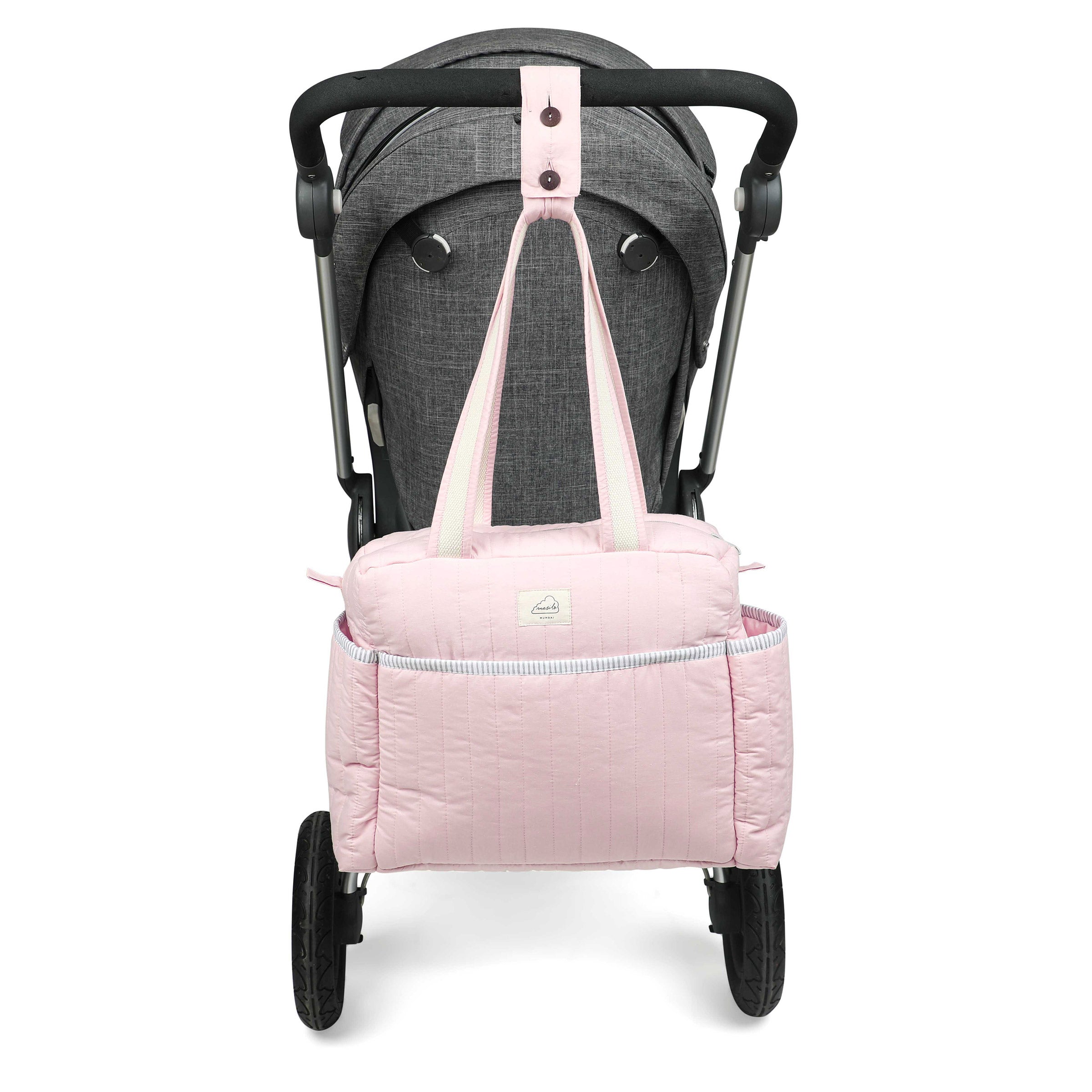 Masilo Organic Cotton Changing Bag – Blush