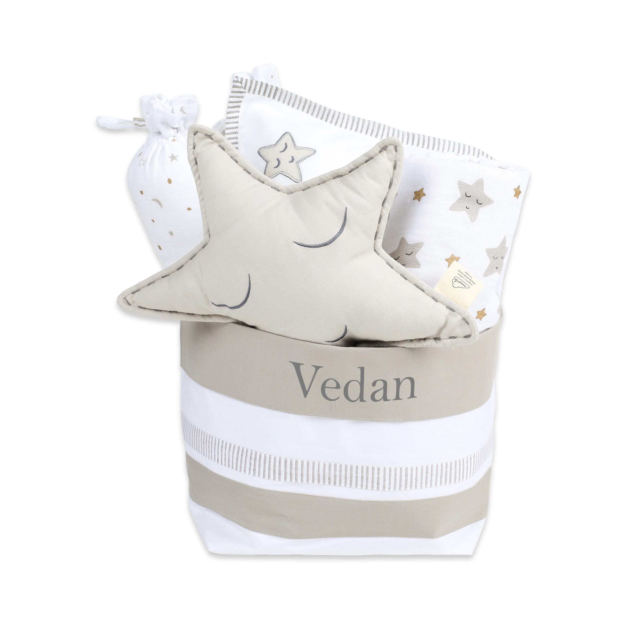 Masilo Rock My Crib Gift Basket – Metallic Stars