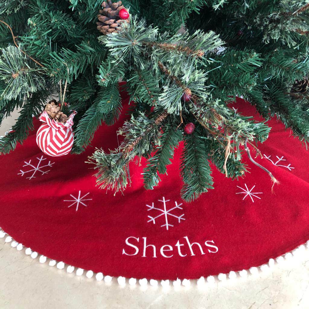 Personalised Masilo Christmas Tree Skirt