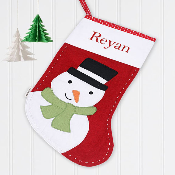 Masilo Christmas Stocking - Top Hat Snowman