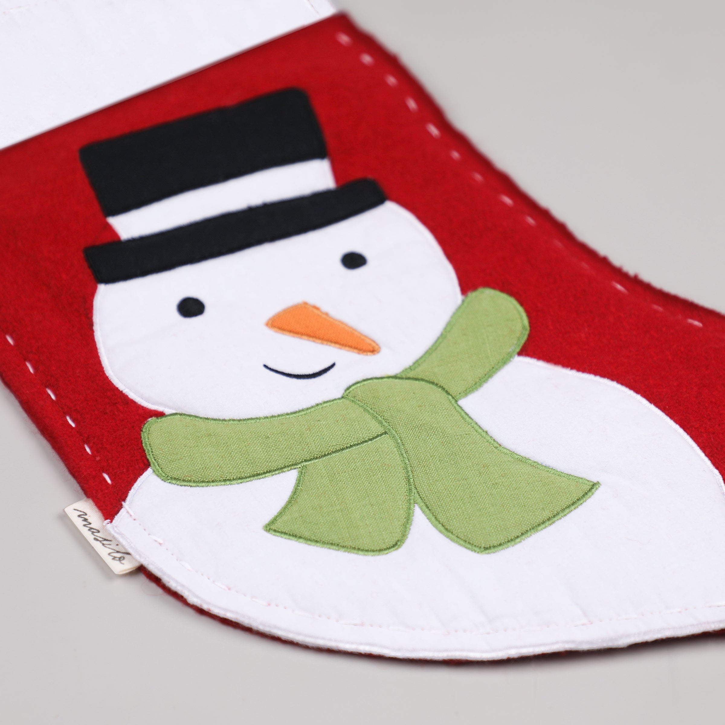 Masilo Christmas Stocking - Top Hat Snowman