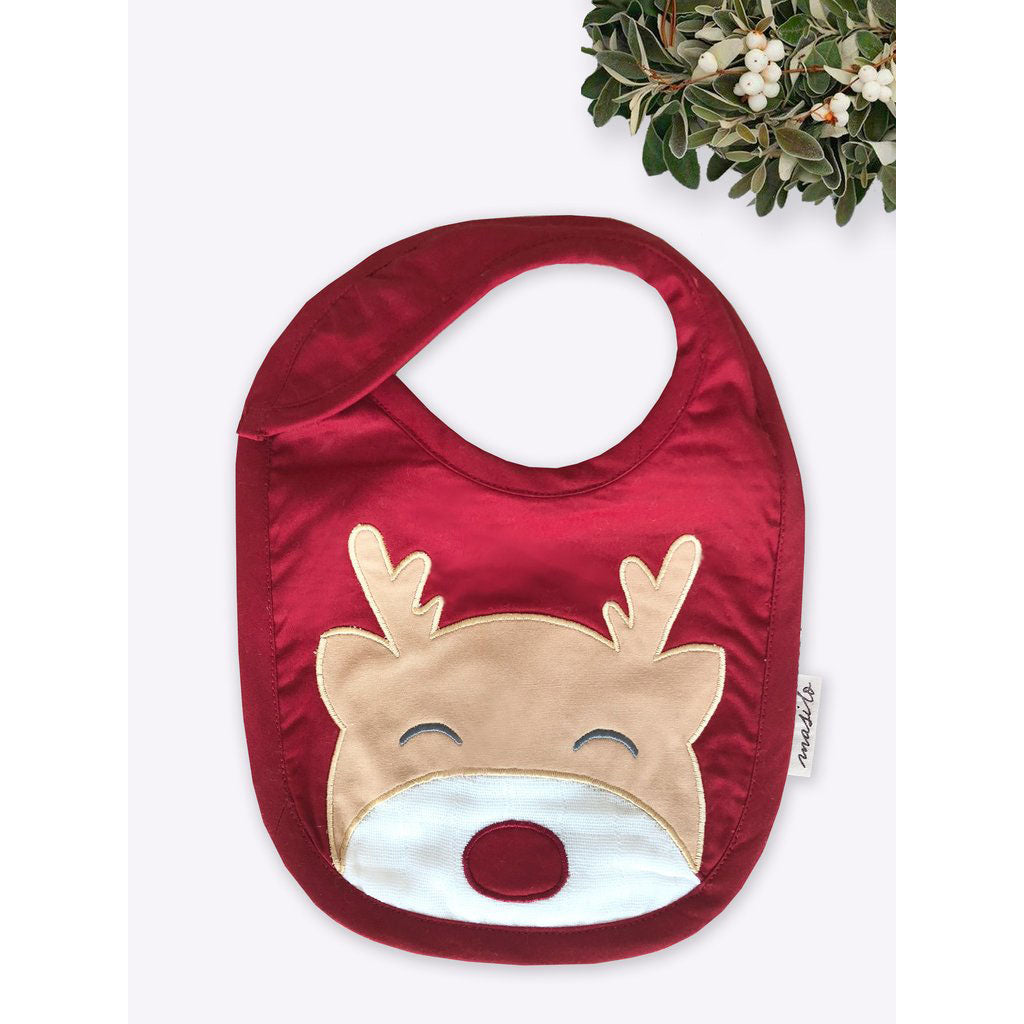 Masilo Festive Bib - Rudolph