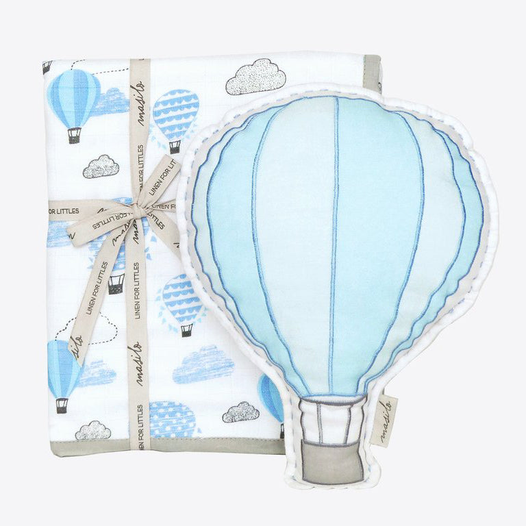 Masilo Tuck Me In Gift Bundle - Up Up & Away (Blue)
