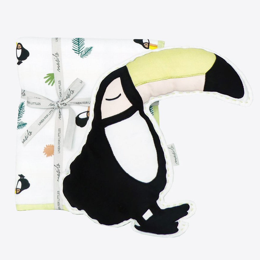 Masilo Tuck Me In Gift Bundle - Tropical Toucan