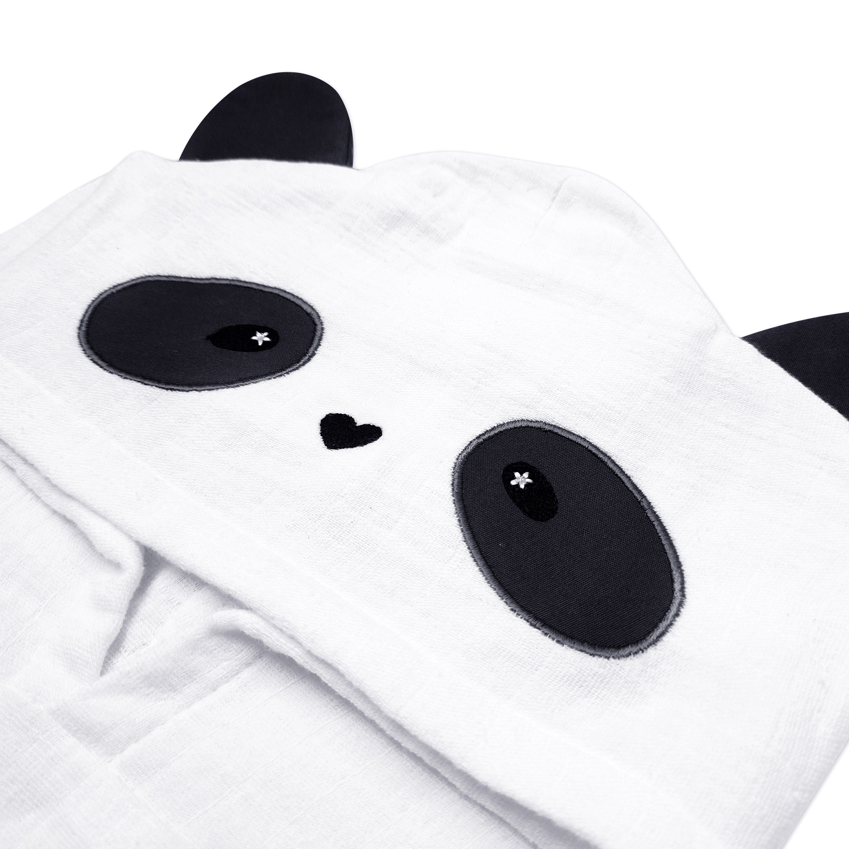 Masilo Hooded Poncho Towel – Panda