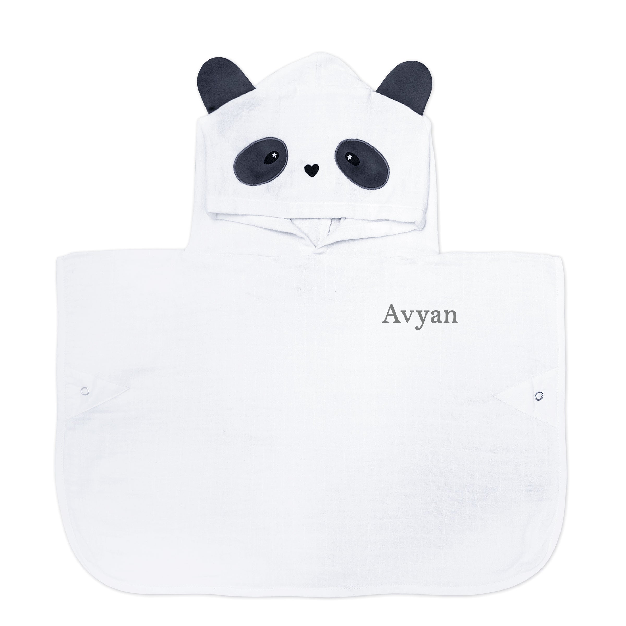 Masilo Hooded Poncho Towel – Panda
