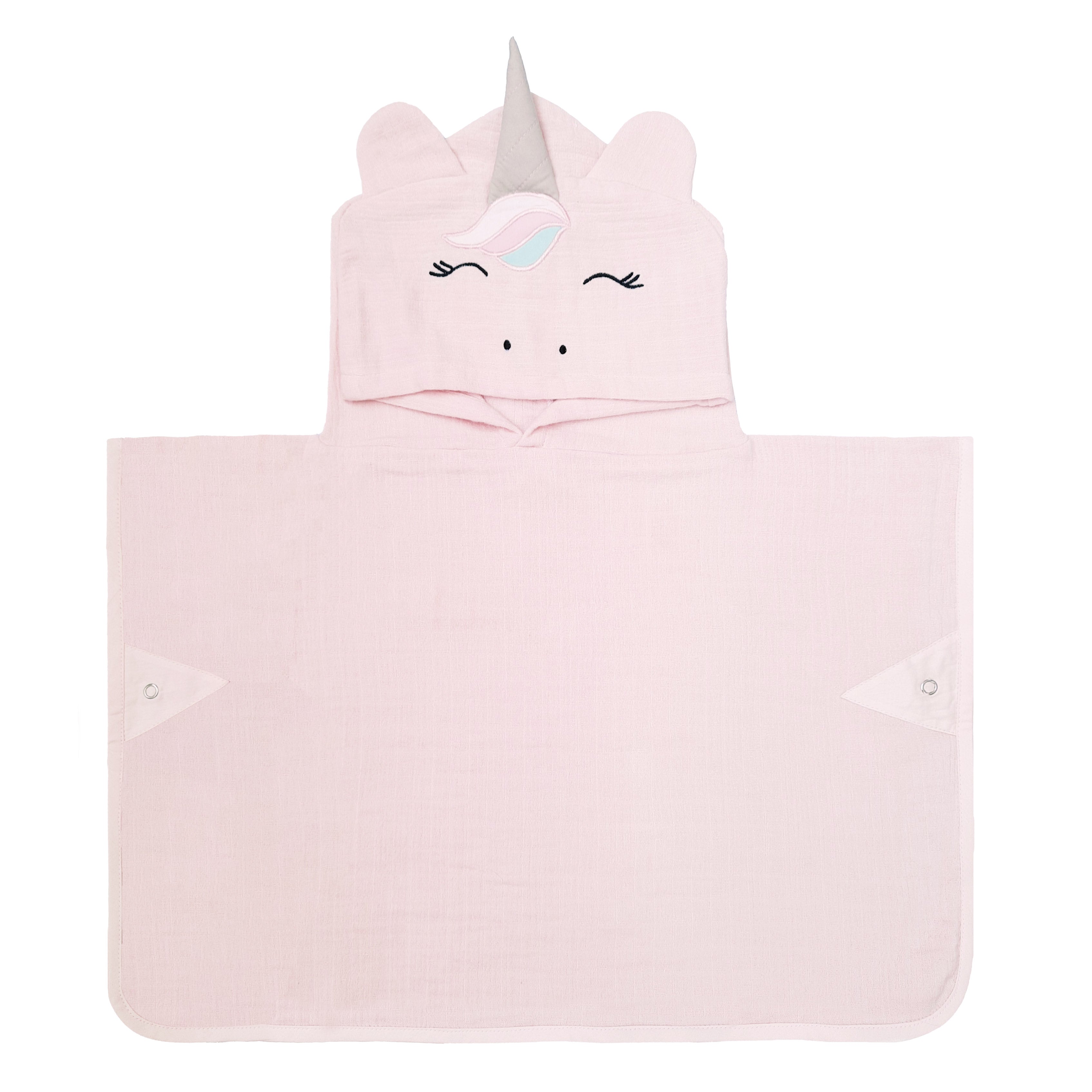 Masilo Hooded Poncho Towel – Unicorn