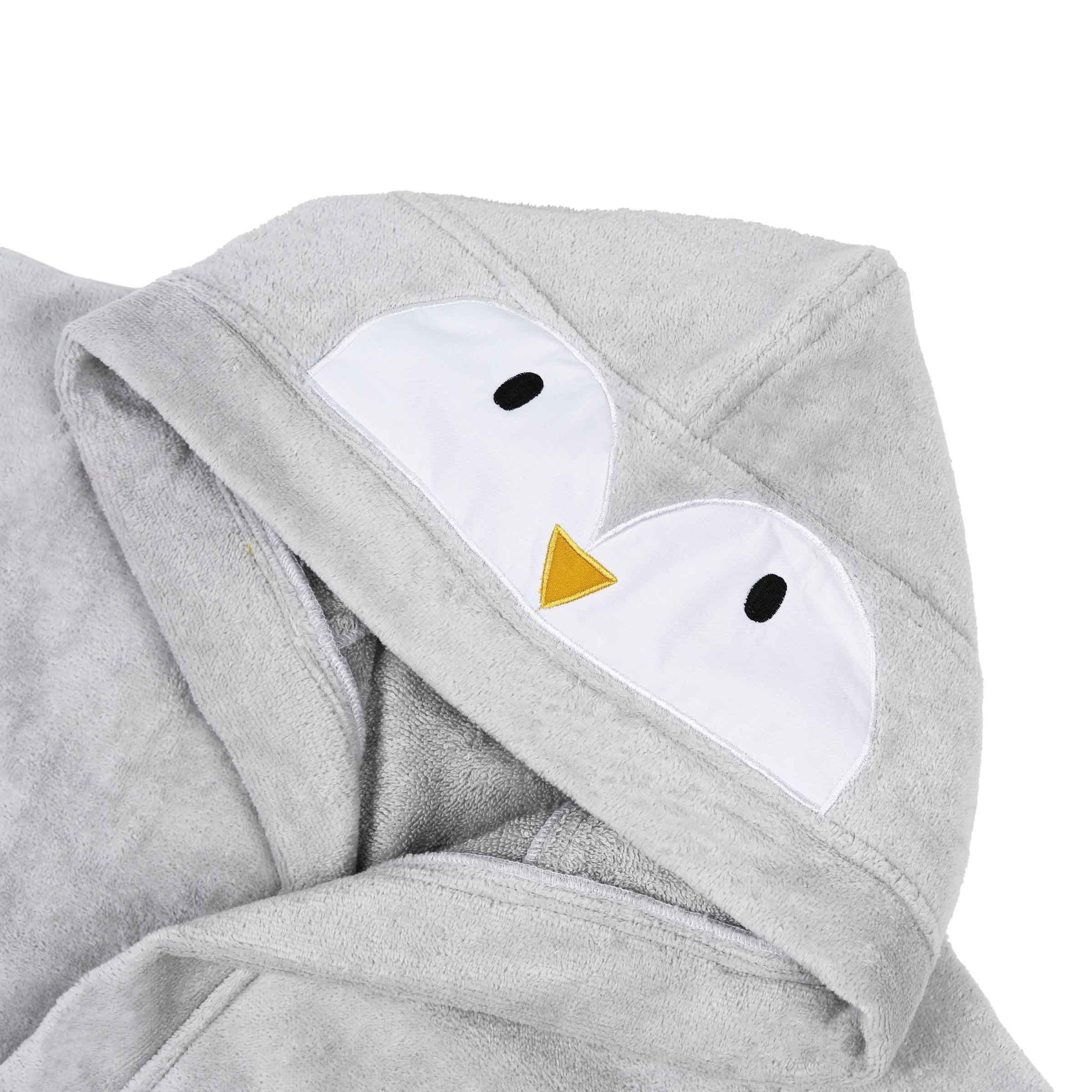 Masilo Hooded Baby Robe – Penguin