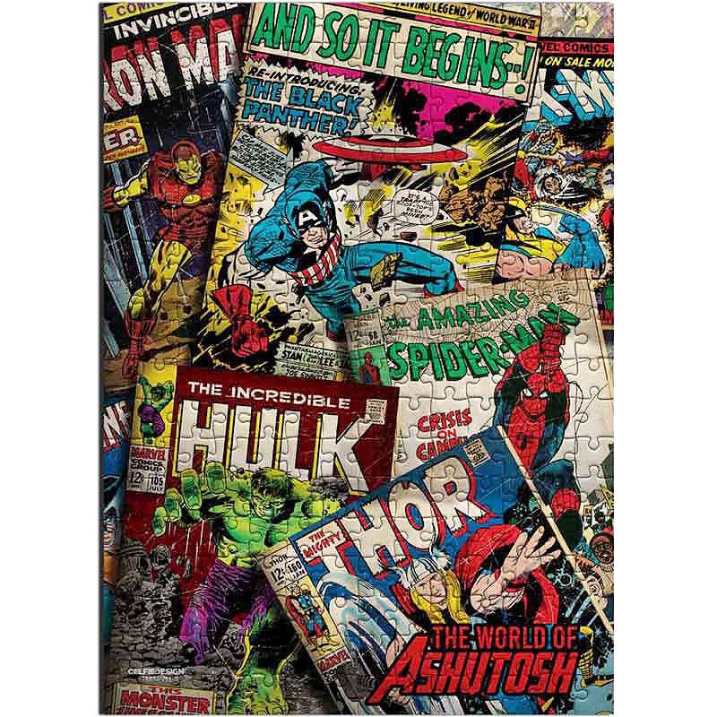 Marvel Comics Personalised Jigsaw Puzzle - 300 pcs