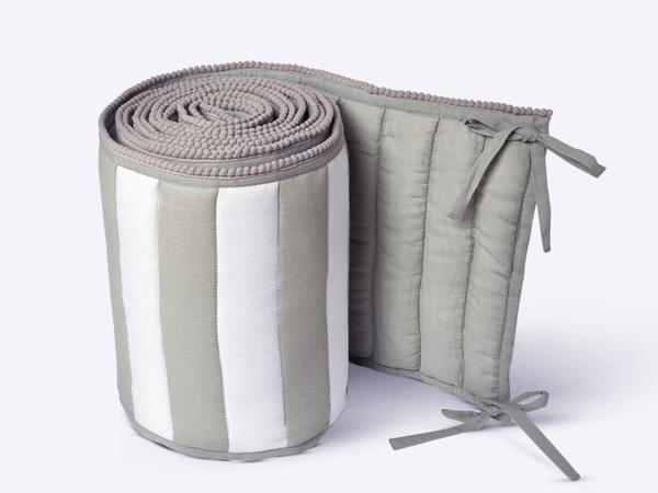 Masilo Nursery Basics - Ellie Grey Cot Bumper