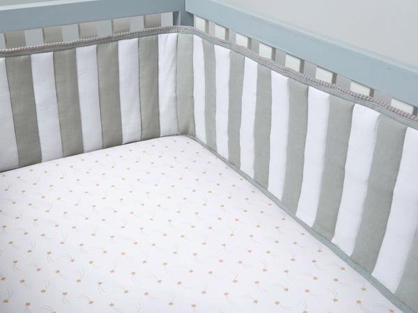 Masilo Nursery Basics - Ellie Grey Cot Bumper