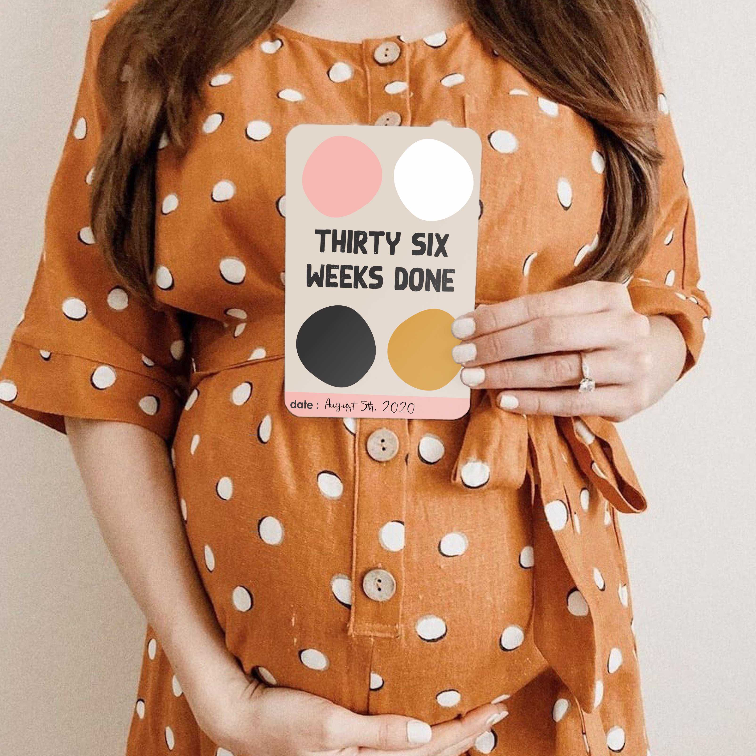 Mini Milestone Cards | Maternity