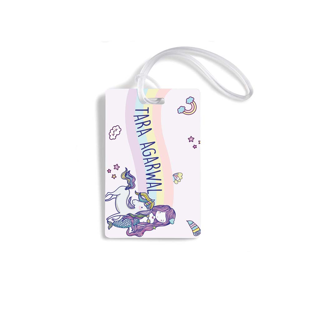 Mermaid & Unicorn  - Luggage-Tags-Set-Of-4-1