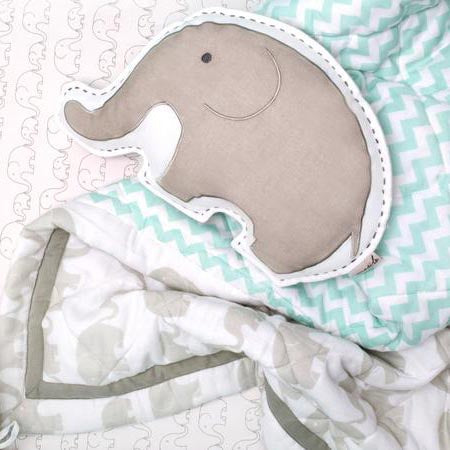 Masilo Organic Cot Bedding Set - Elephant Parade