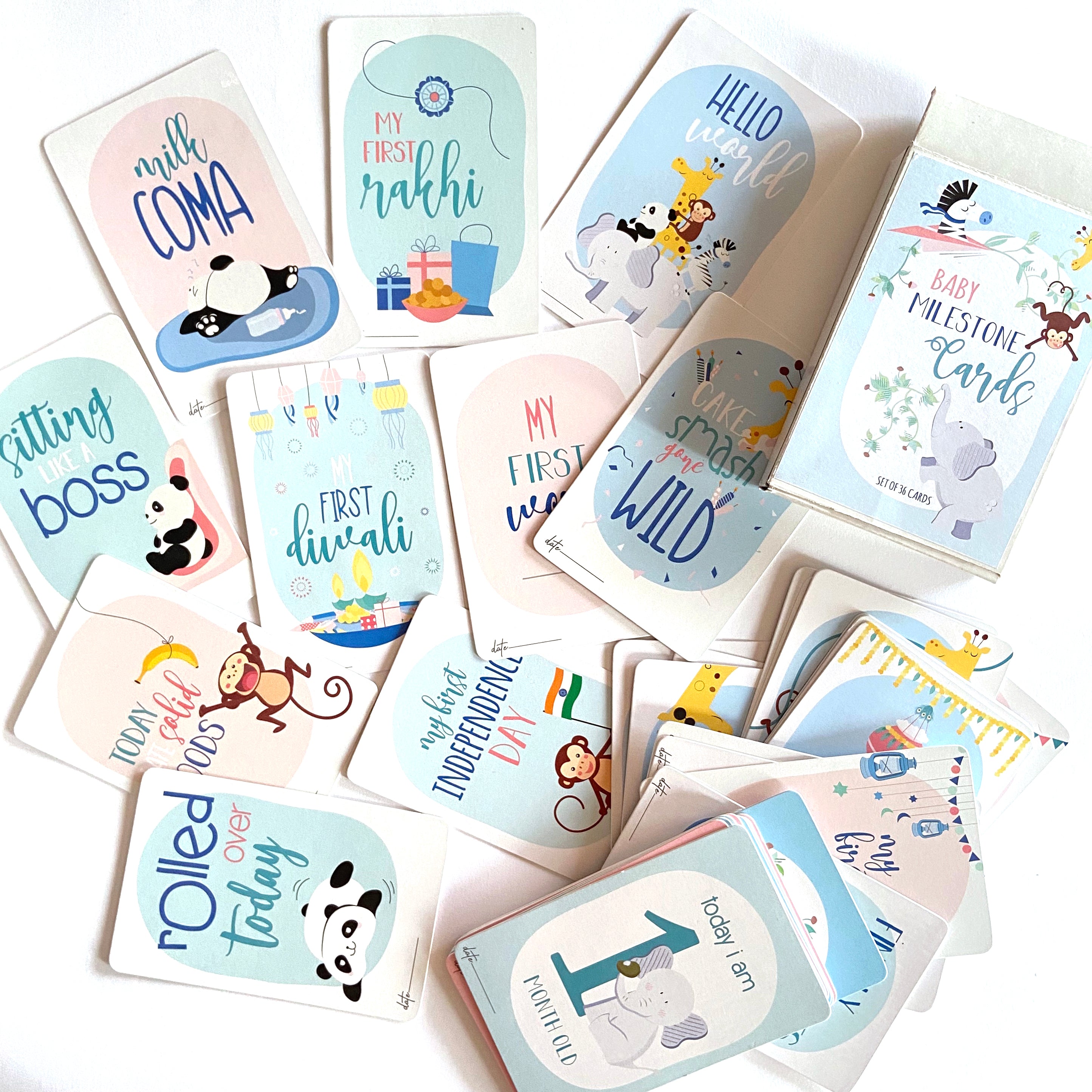 Baby Milestone Cards