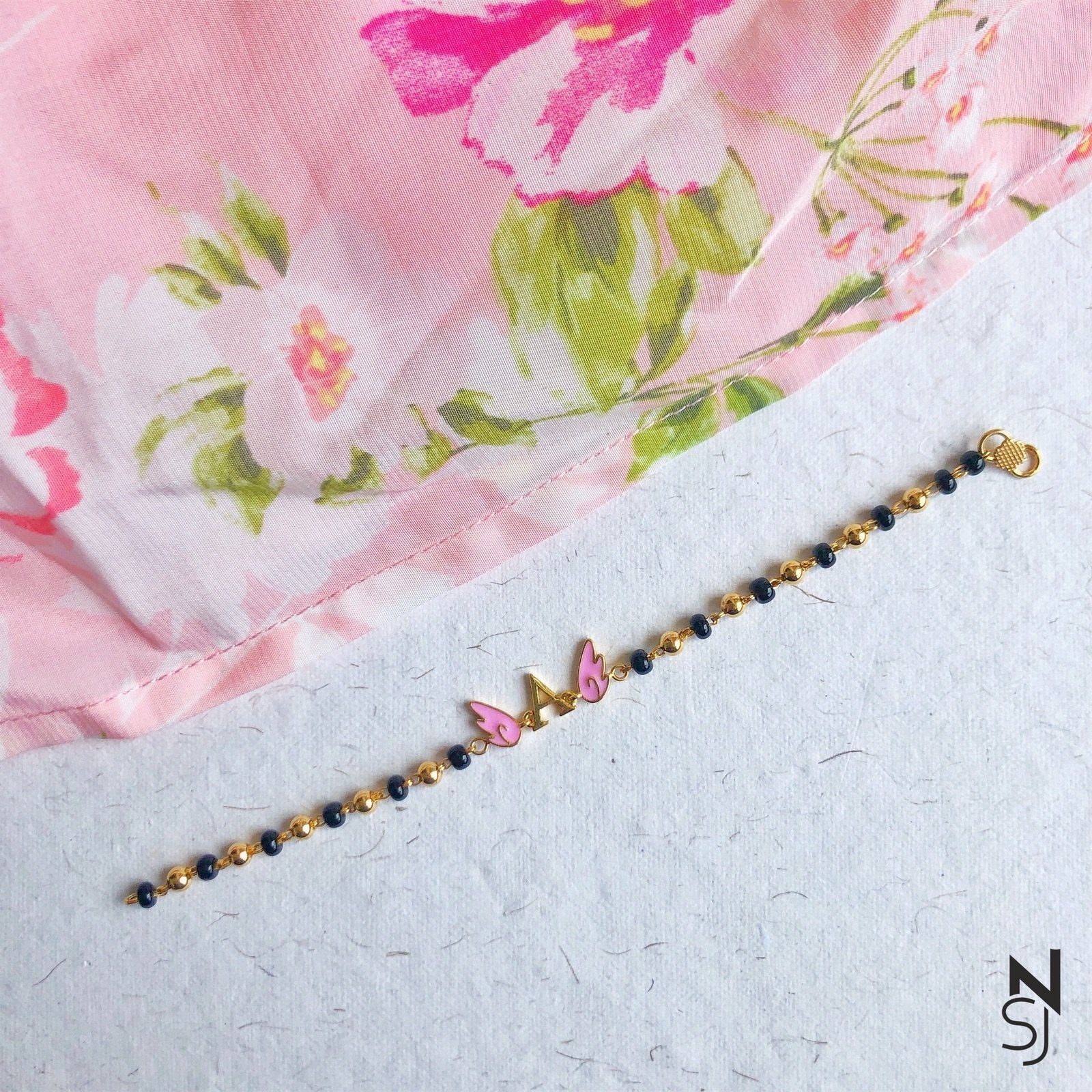 Personalised Angel Wing Nazariya- Pink/ Blue