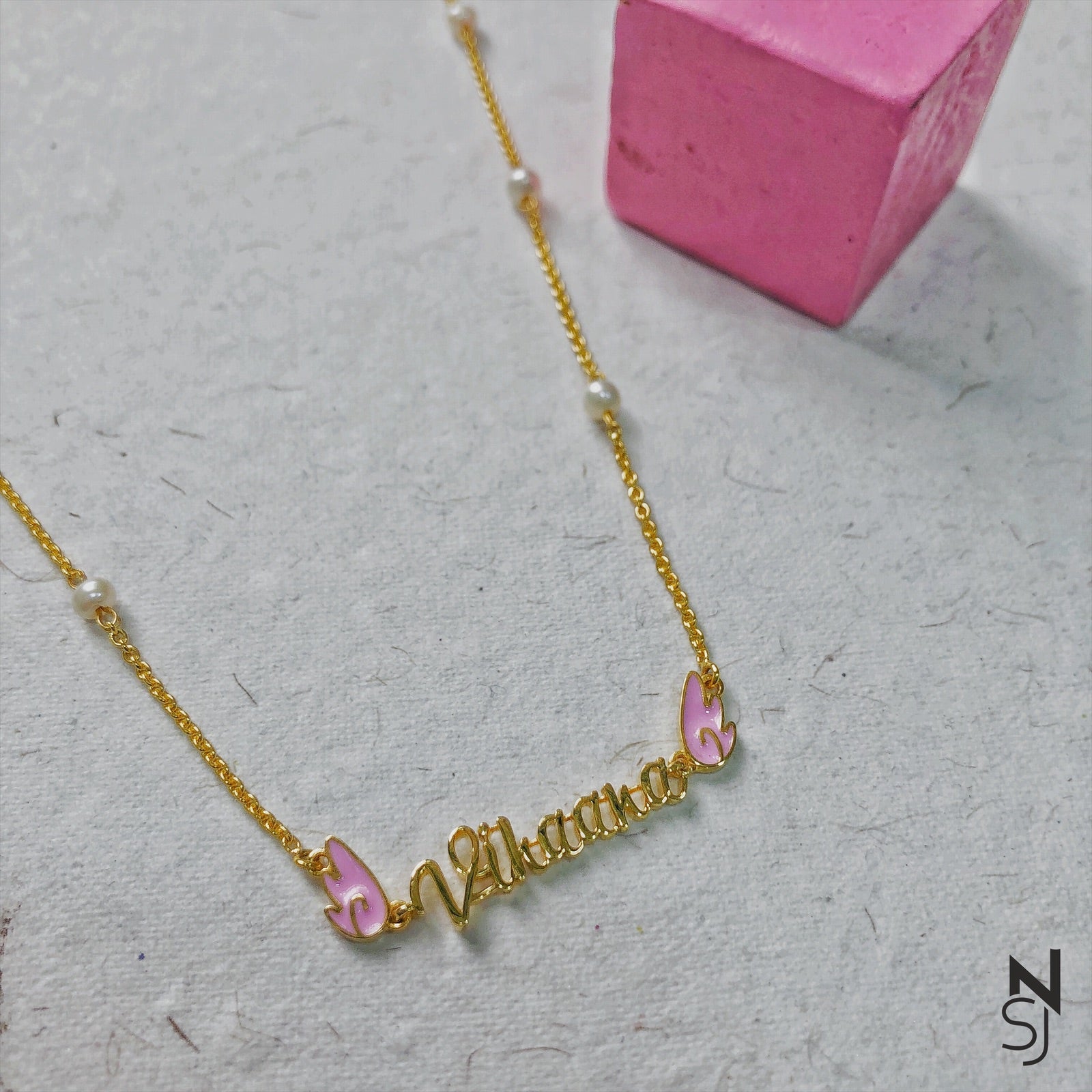 Custom Name Angel Wings Neckchain