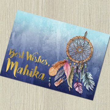 Personalised Dreamcatcher Gift Notecards