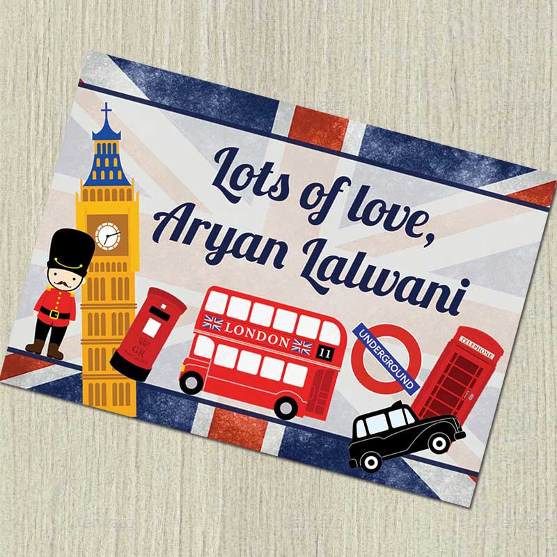 Personalised Notecards - London, Set of 20