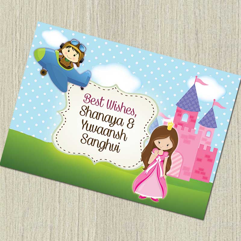 Personalised Notecards - Fairytale, Set of 20