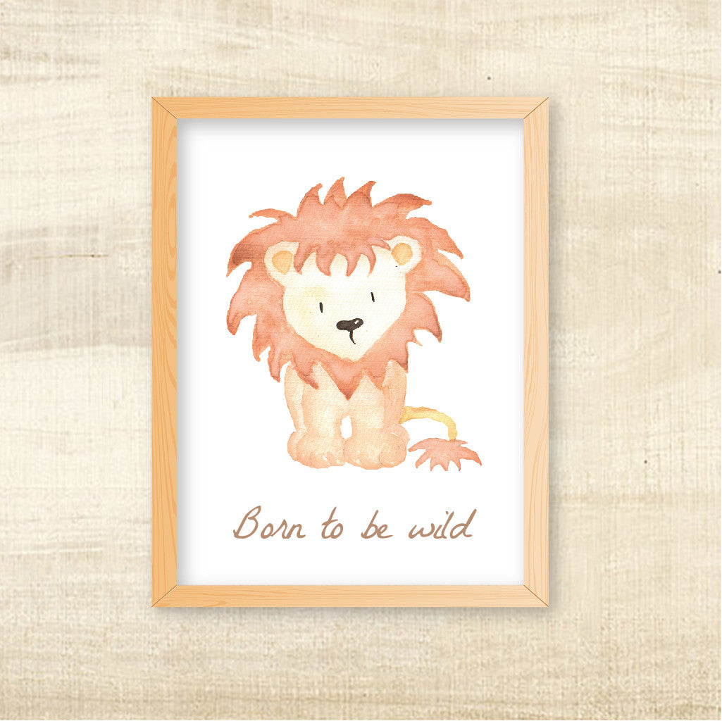 Animal Themed Wall Art, Pink