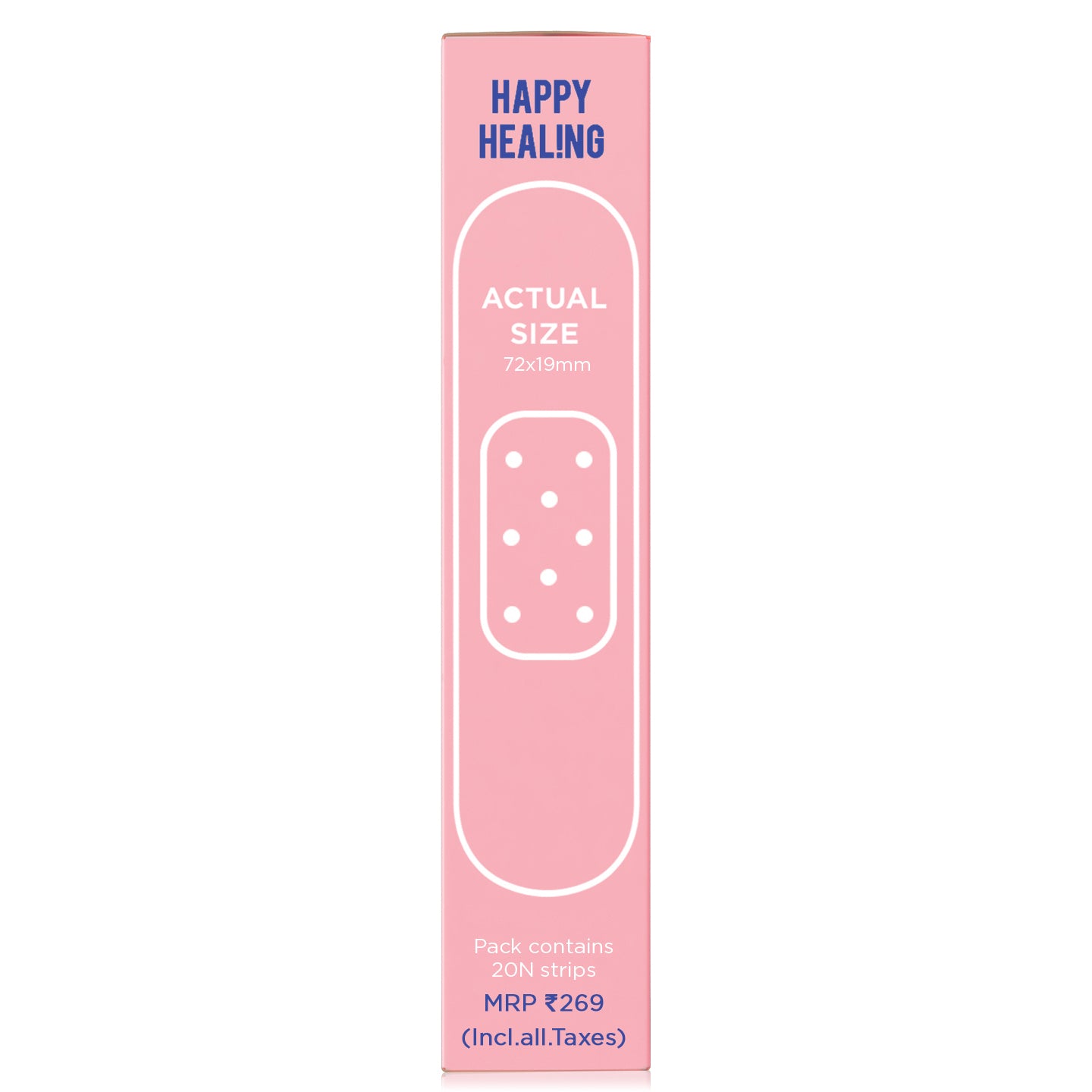 'Ouchie Printed Bandages' 20-Pack (Pink)