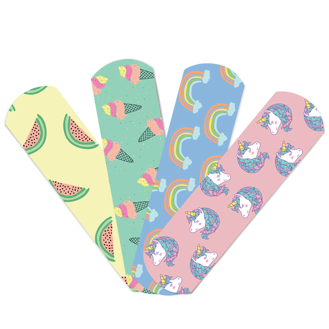'Ouchie Printed Bandages' 20-Pack (Pink)