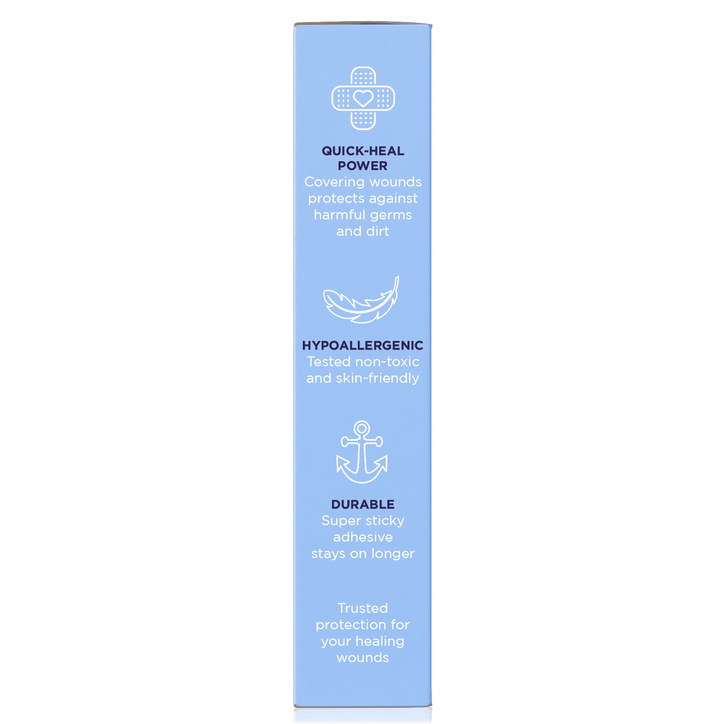 'Ouchie Printed Bandages' 20-Pack (Blue)