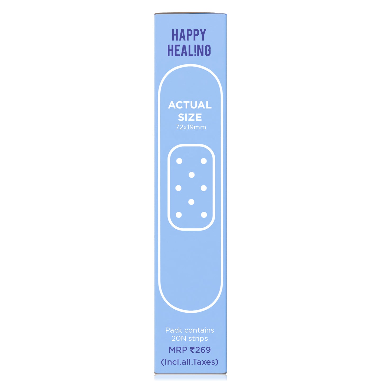 'Ouchie Printed Bandages' 20-Pack (Blue)