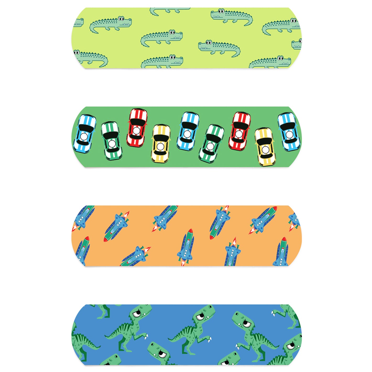 'Ouchie Printed Bandages' 20-Pack (Blue)