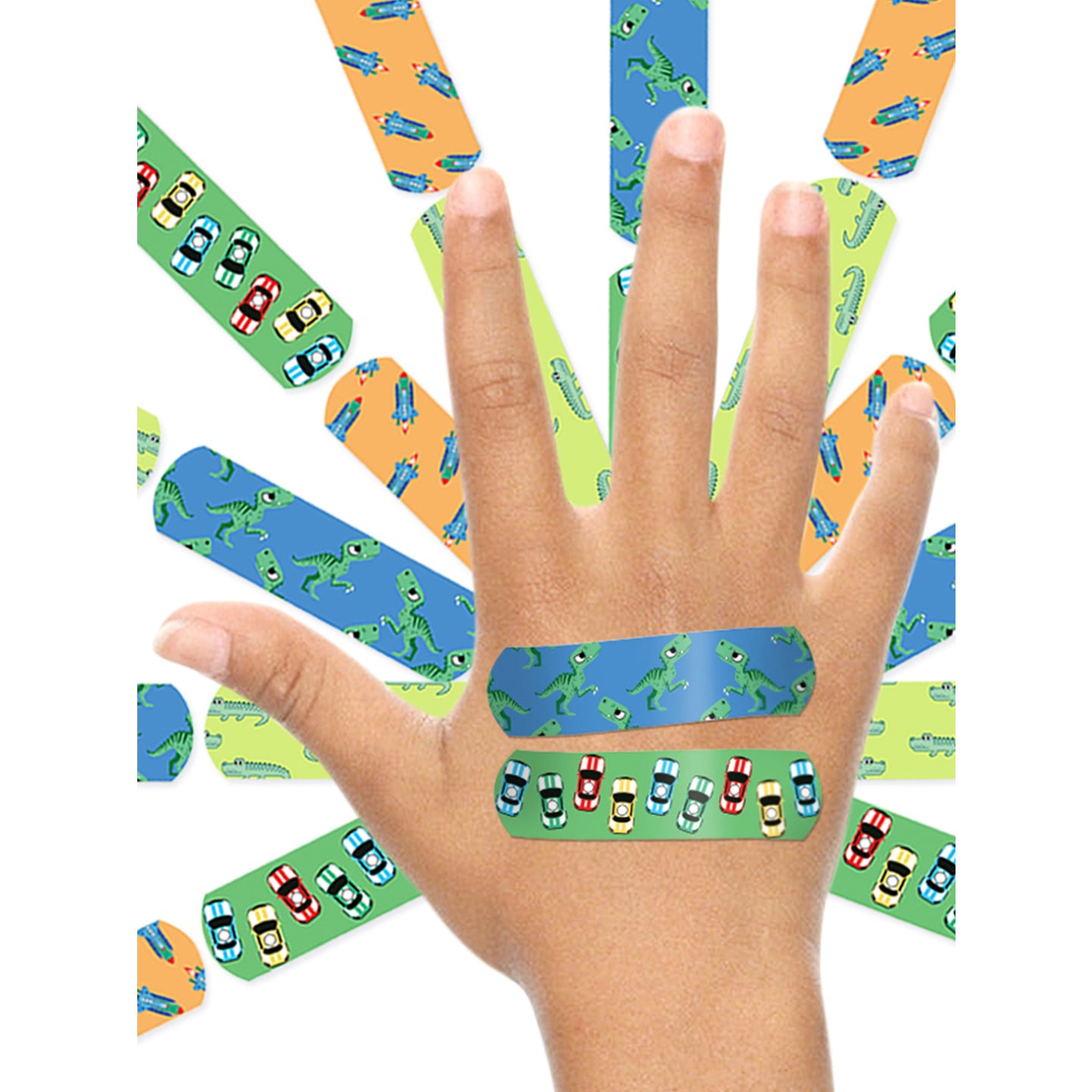 'Ouchie Printed Bandages'  20-Pack (Blue)