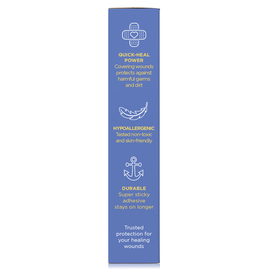 Ouchie Non-Toxic Printed Bandages Combo Set of 2 (40 Pack) - Space Blue