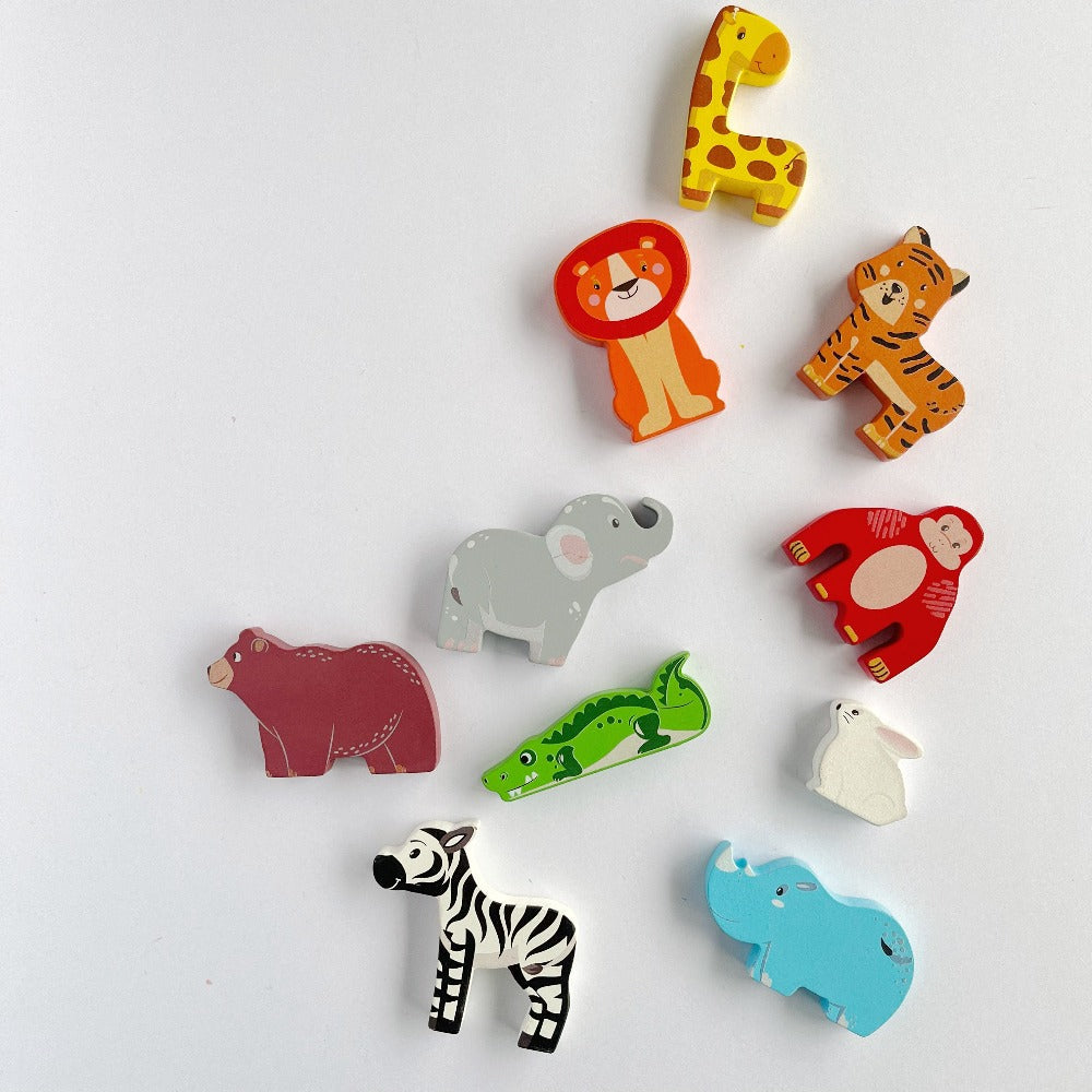 Open Ended Chunky Puzzle - Animals-Puzzles-Open Ended-Toycra