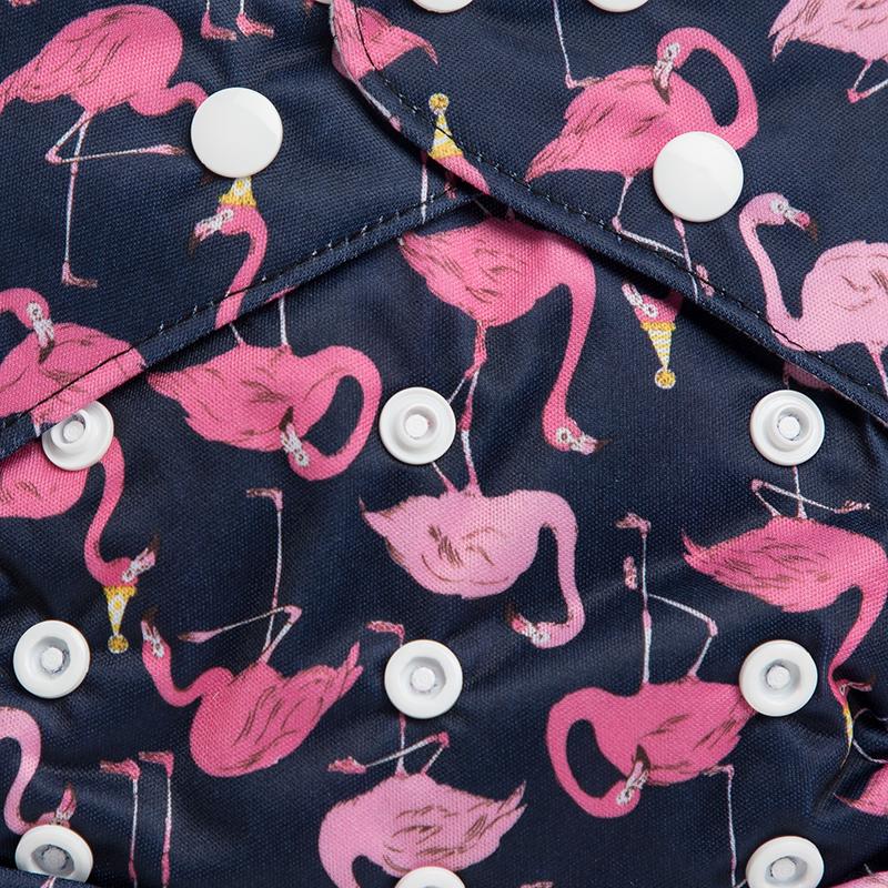 Happy Flamingos Reusable Cloth Diaper