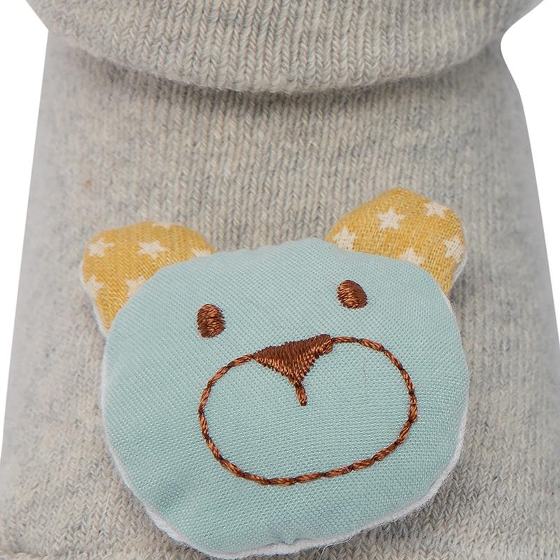 Kicks & Crawl- Teddy and Tree 3D Socks (Pack of 2)