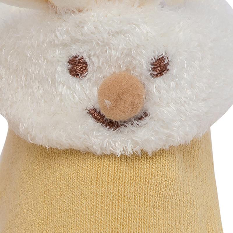 Yellow Bunny Friends 3D Socks - 2 pack