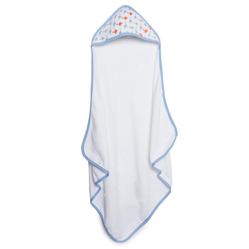 Dino Friends Muslin Hooded Towel