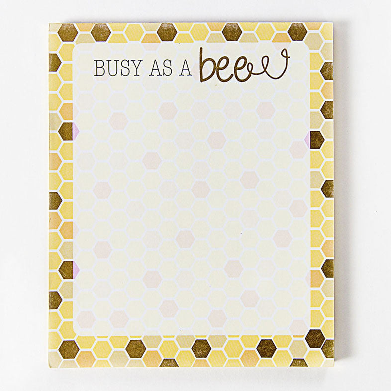 'Busy As a Bee' Notepad