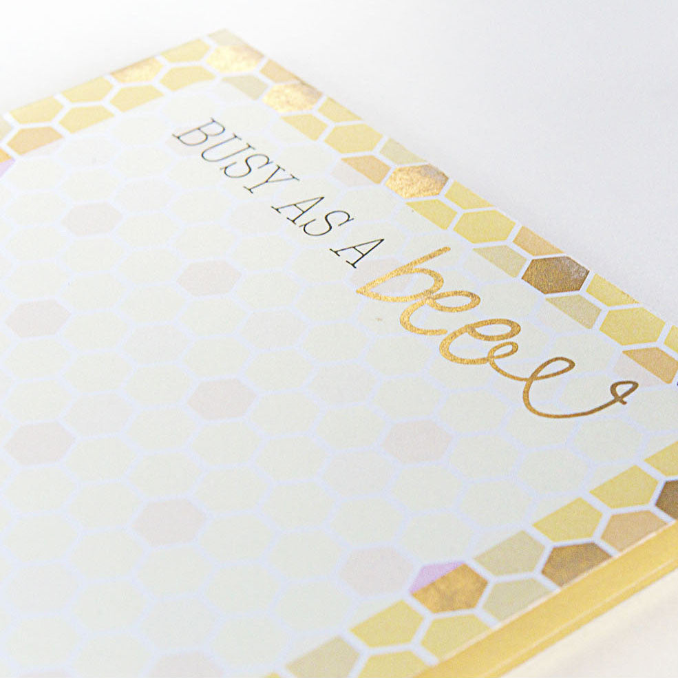 'Busy As a Bee' Notepad