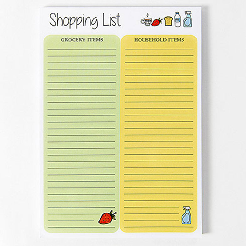 Shopping List Notepad